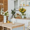 Relaxdays Küchenrollenhalter stehend, Bambus & Edelstahl, Produktbild-Vorschau 3