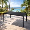 Non-Wood Gartentisch Outdoortisch Aluminium anthrazit schwarz 150x80cm Produktbild-Vorschau
