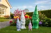 Großer Gartenzwerg einfarbig – Dekofigur aus Magnesia, ca. Produktbild-Vorschau 1