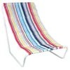 A striped beach chair on a white background. Produktbild-Vorschau