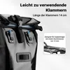 Torba na bagażnik Wiltec czarna, bagażnik rowerowy 16 l, Podgląd zdjęcia produktu 4