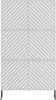 vidaXL Súkromný paraván sivý 100 x 50 x 180 cm oceľ Náhľad obrázku produktu 3