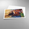Poster - Poster ohne Rahmen - Manarola Bunt Öl - 91,5x61 cm Produktbild-Vorschau 3
