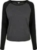 Urban Classics Langarmshirt Damen Ladies Contrast Raglan Produktbild-Vorschau 1