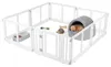 Enclos pour chien COSTWAY, avec porte à fermeture Voir les images du produit 1