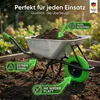 TIREX by xonic® Schubkarre mit Stahlfelge – Verzinkte Wanne Produktbild-Vorschau 2