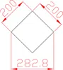 Specchio a faccette senza cornice, specchio da parete di Anteprima dell’immagine prodotto 6