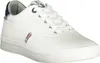 Weiße Sportschuhe für Herren mit Kontrastdetails und Logo, Produktbild-Vorschau 2