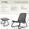 Salon Modica façon rotin pour 2 personnes, ergonomique - Voir les images du produit 6