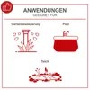 Diagrams illustrating applications for a water pump. Produktbild-Vorschau