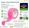 Lepiaca páska 25 m textilná páska neónovo ružová 19 mm Náhľad obrázku produktu 7
