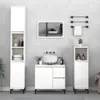 vidaXL Szafka łazienkowa biała 30x30x190 cm materiał Podgląd zdjęcia produktu 2