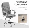 Vinsetto Bürostuhl Ergonomischer 360° Drehstuhl Produktbild-Vorschau 6