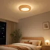 Zimilo Rund LED Deckenleuchte, 38cm, Holz-Optik, 24W, 3 Produktbild-Vorschau 8
