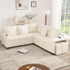 Merax L-förmiges ausziehbar Schlafsofa, Ecksofa mit Produktbild-Vorschau 4