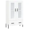vidaXL Highboard blanc 69,5x31x115 cm Bois composite Voir les images du produit 2