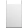 vidaXL Dveřní zrcadlo černé 40x60 cm sklo a hliník Náhled obrázku produktu 1