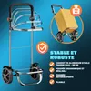 MONZANA® Chariot de courses gris 56 litres 3en1 pliable Voir les images du produit 4