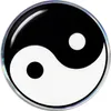 Adesivo 3D Yin-Yang HQ, diametro 48 mm Anteprima dell’immagine prodotto 1
