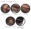 HMF Deko Koffer aus Holz mit Deckel und Ledergriff, Produktbild-Vorschau 6