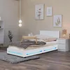 HOME DELUXE - LED Bett ASTEROID - Weiß, 90 x 200 cm - Inkl. Produktbild-Vorschau 2