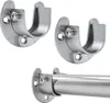 2 Stück Edelstahl Rundrohr-Halterung, U-Form Stangen Produktbild-Vorschau 2