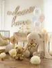 Folienballon Teddybär 75x84cm stehend mit Luftfüllung Produktbild-Vorschau 6