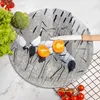 Szklana deska do krojenia - Deska kuchenna - ⌀40 cm – Szkło Podgląd zdjęcia produktu 4