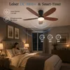 Stropní Ventilátor s LED Osvětlením 106cm Nízký Profil - Náhled obrázku produktu 8