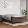 vidaXL Box spring bed frame brown 140x200 cm Imitace kůže Náhled obrázku produktu 2