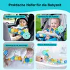 Baby Spielzeug Raupe 0-3-6 Monate – Montessori Sensorik Produktbild-Vorschau 5