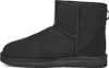 A single black Ugg Classic Mini boot shown from the side on a white background. Podgląd zdjęcia produktu