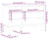 vidaXL Zásuvková skříň OTTA hnědá a bílá 111x43x73,5 cm Náhled obrázku produktu 8