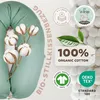 Stillkissenbezug Musselin 190x30 aus 100%  Baumwolle Dark Produktbild-Vorschau 3