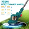 750W Akku Rasentrimmer mit 2× 4000mAh Akku 21V, Produktbild-Vorschau 2