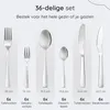 Deleca Essential bestekset 36-delig voor 6 personen, RVS Productafbeelding-voorbeeld 2