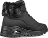 A black Skechers boot with faux fur trim. Produktbild-Vorschau