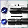 Mini UV Detektor Svítilna, Hliníková, Vodotěsná, Černá, 9 Náhled obrázku produktu 6