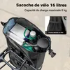 Wiltec Sacoche étanche pour porte-bagages noire – capacité Voir les images du produit 4