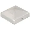 vidaXL Capuchons de poteau 6 pcs. Pyramide Métal galvanisé Voir les images du produit 1
