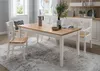 Tisch 200x100cm, Kiefer weiß mit Eiche, ESBJERG-69 Produktbild-Vorschau 2