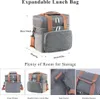 Doppelt isolierte Bento-Tasche, große Lunchbox mit Produktbild-Vorschau 2