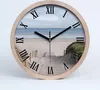 Holzuhr 30fi cm wanduhr - schwarze Spitzen - Weg zum Strand Produktbild-Vorschau 1