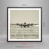 Gerahmtes Poster - Schwarzer Rahmen - Flugzeug alt Bomber - Produktbild-Vorschau 5