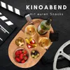 Couchbar für Wein Eiche mit 4 Glasschalen - Getränkehalter Produktbild-Vorschau 7