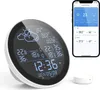 A digital weather station and a smartphone displaying weather information, placed on a white background. Náhľad obrázku produktu