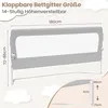 Bettizia 180cm klappbares Bettgitter, 180 Grad drehbares Produktbild-Vorschau 2