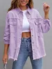 Veste en jean ASKSA Femme Veste en jean vintage déchirée Voir les images du produit 2