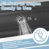Close-up of an inflatable mattress valve with airflow illustration and text overlays. Náhled obrázku produktu