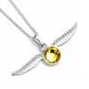 Collier Golden Schnatz en argent sterling avec cristaux - Voir les images du produit 1